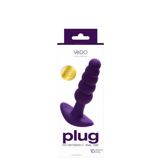 Plug Rechargeable Anal Vibe - Deep Purple VI-P2113