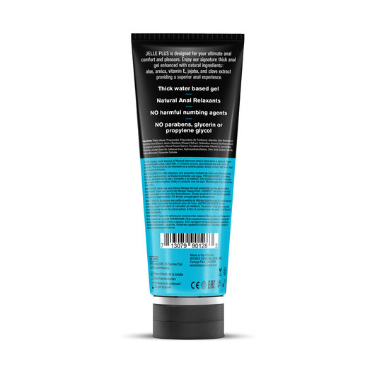Aqua Jelle Plus - Anal Lubricant With Relaxants 8 Oz