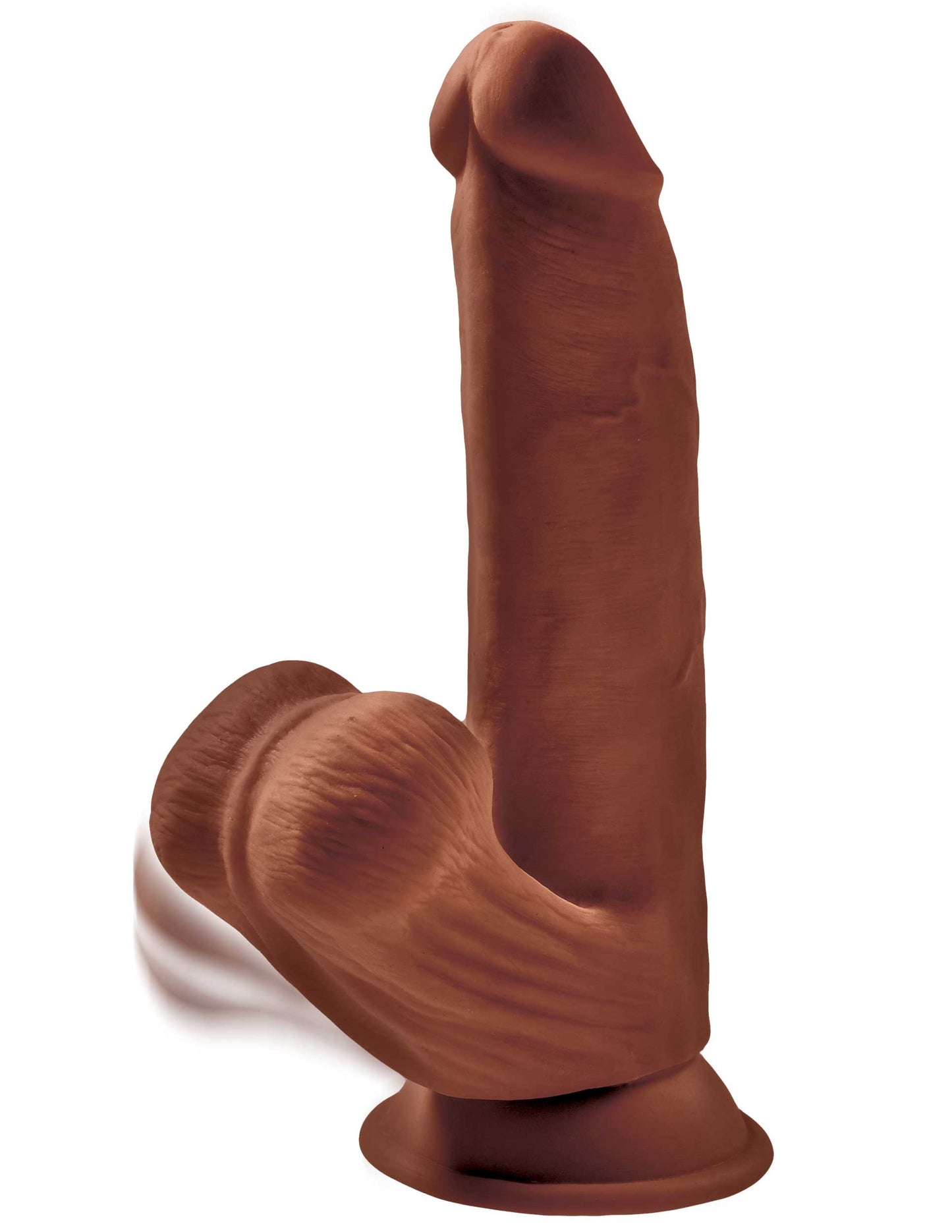 8 Inch Triple Density Cock With Swinging Balls - Brown PD5731-29