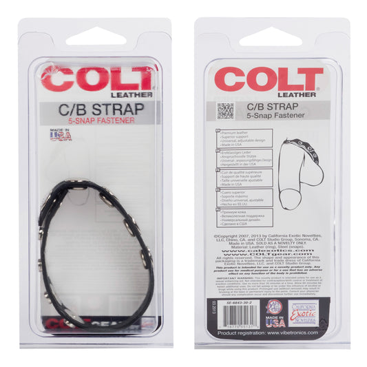 Colt Adjustable 5 Snap Leather SE6843302