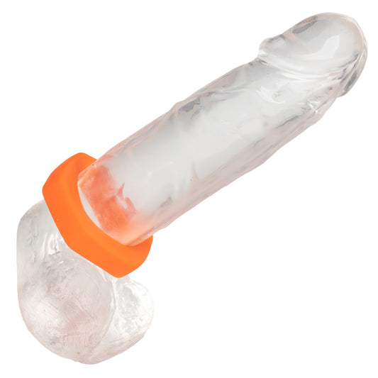 Alpha Liquid Silicone Prolong Sexagon Ring - Orange SE1491702