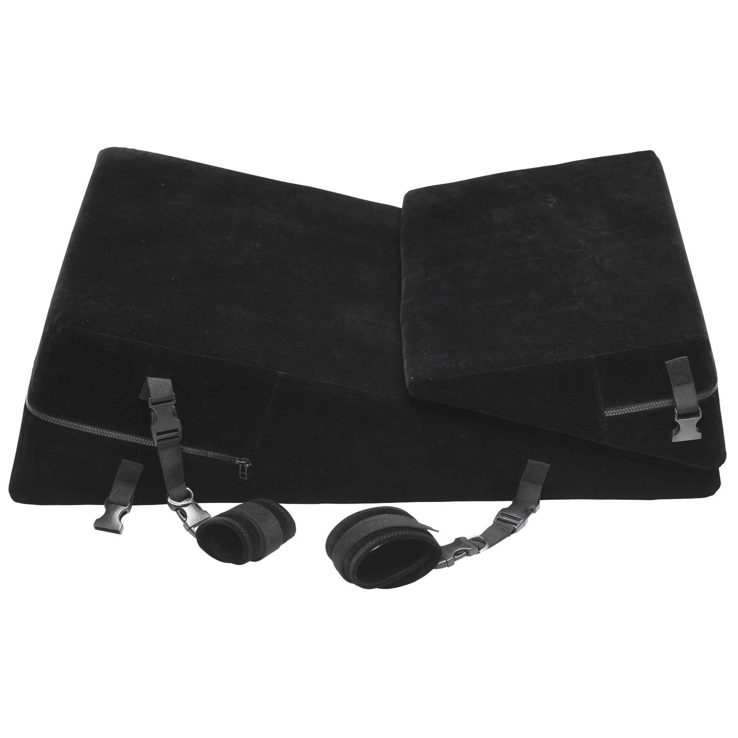 Bondage Cushion Set Bondage Foam Wedge Pillow Set - Black BB-AH180