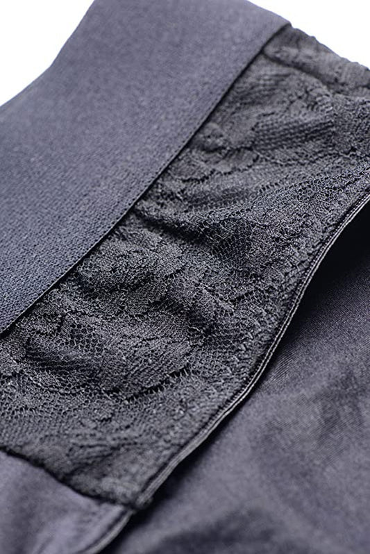 Lace Envy Crotchless Panty Harness - 2xl - Black SU-AG453-2XL