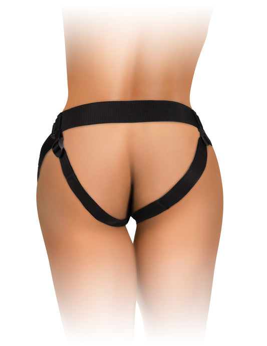 King Cock Elite Beginner's Body Dock Strap-on Harness - Black PDBD101-23