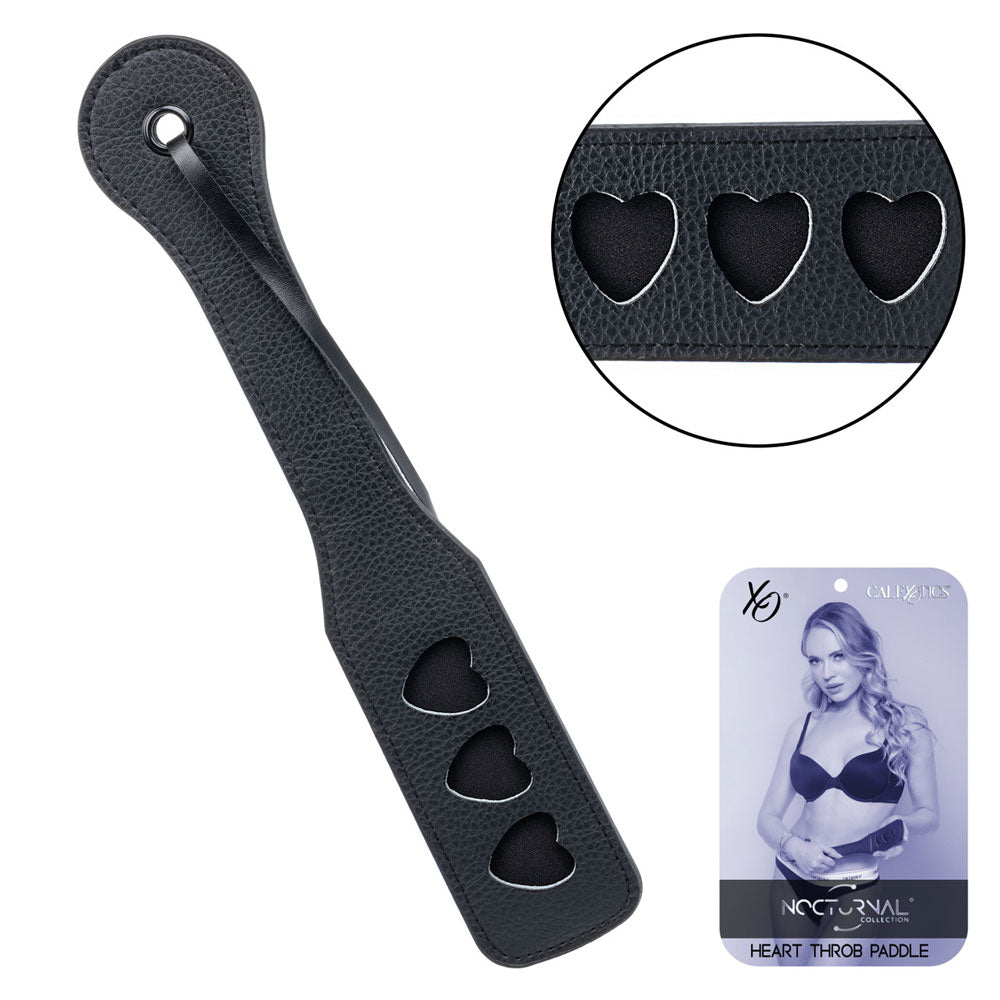 Nocturnal Collection Heart Throb Paddle - Black