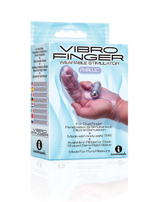 Vibro Finger Wearable Stimulator - Purple ICB2652-2