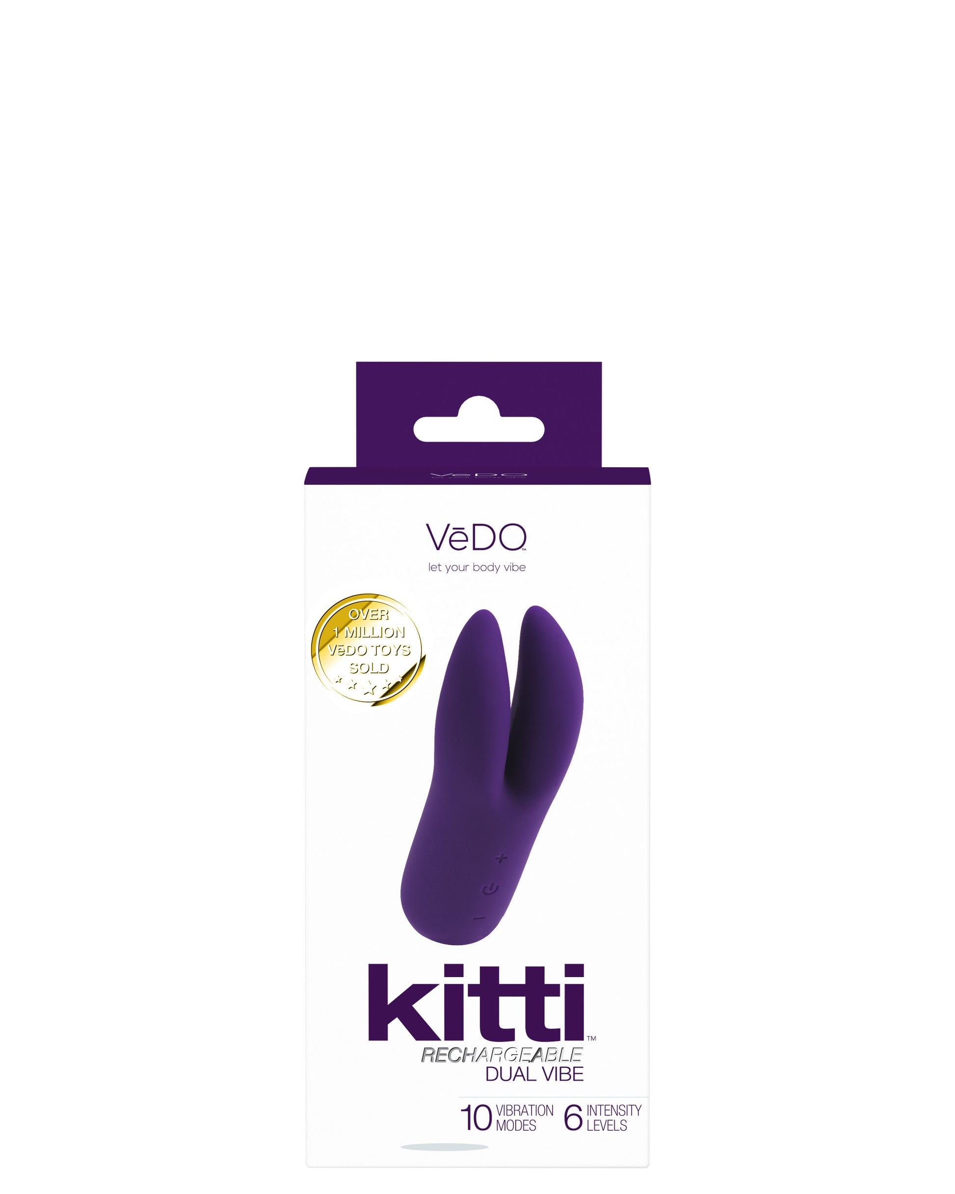 Kitti Rechargeable Dual Vibe - Deep Purple VI-F0913