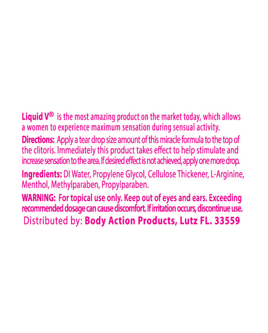 Liquid v for Women - 6 Pack Bottle Display