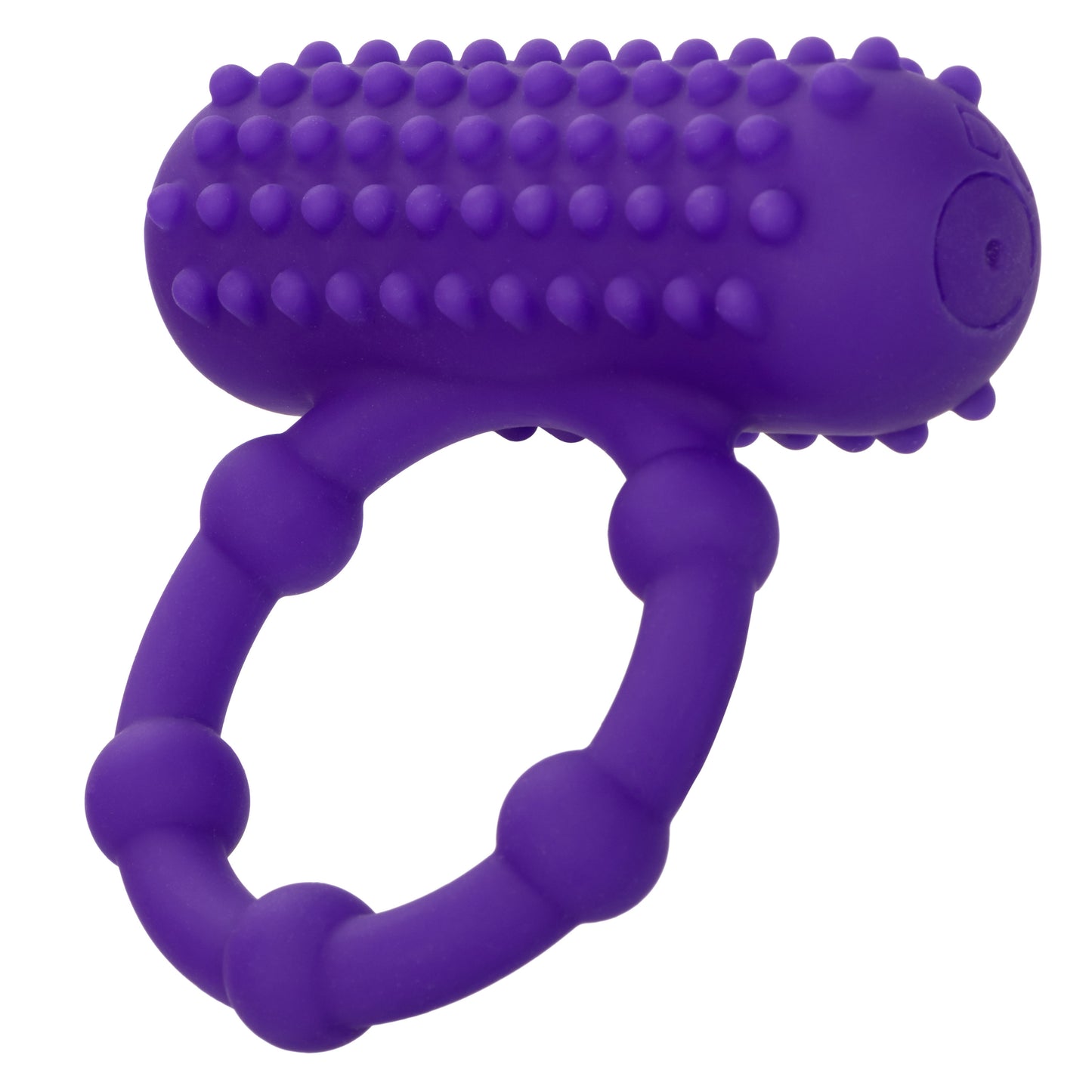 Silicone Rechargeable 5 Bead Maximus Ring - Purple SE1843253