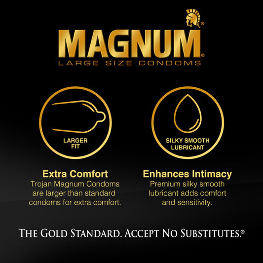 Trojan Magnum Thin - 12 Pack