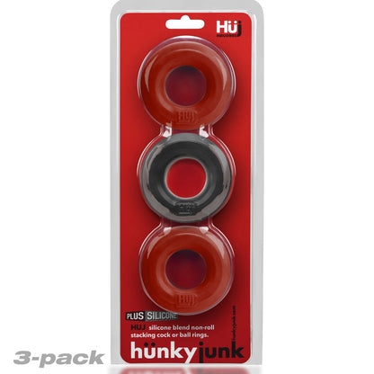 Huj3 C-Ring 3-Pack - Cherry / Ice OX-HUJ-102CHIC