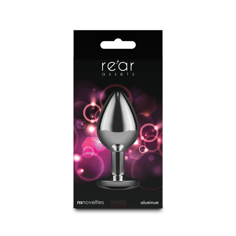 Rear Assets Silver Medium Pink Gem