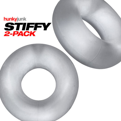 Stiffy 2-Pack Bulge-Rings - Clear Ice OX-HUJ126-CLIC