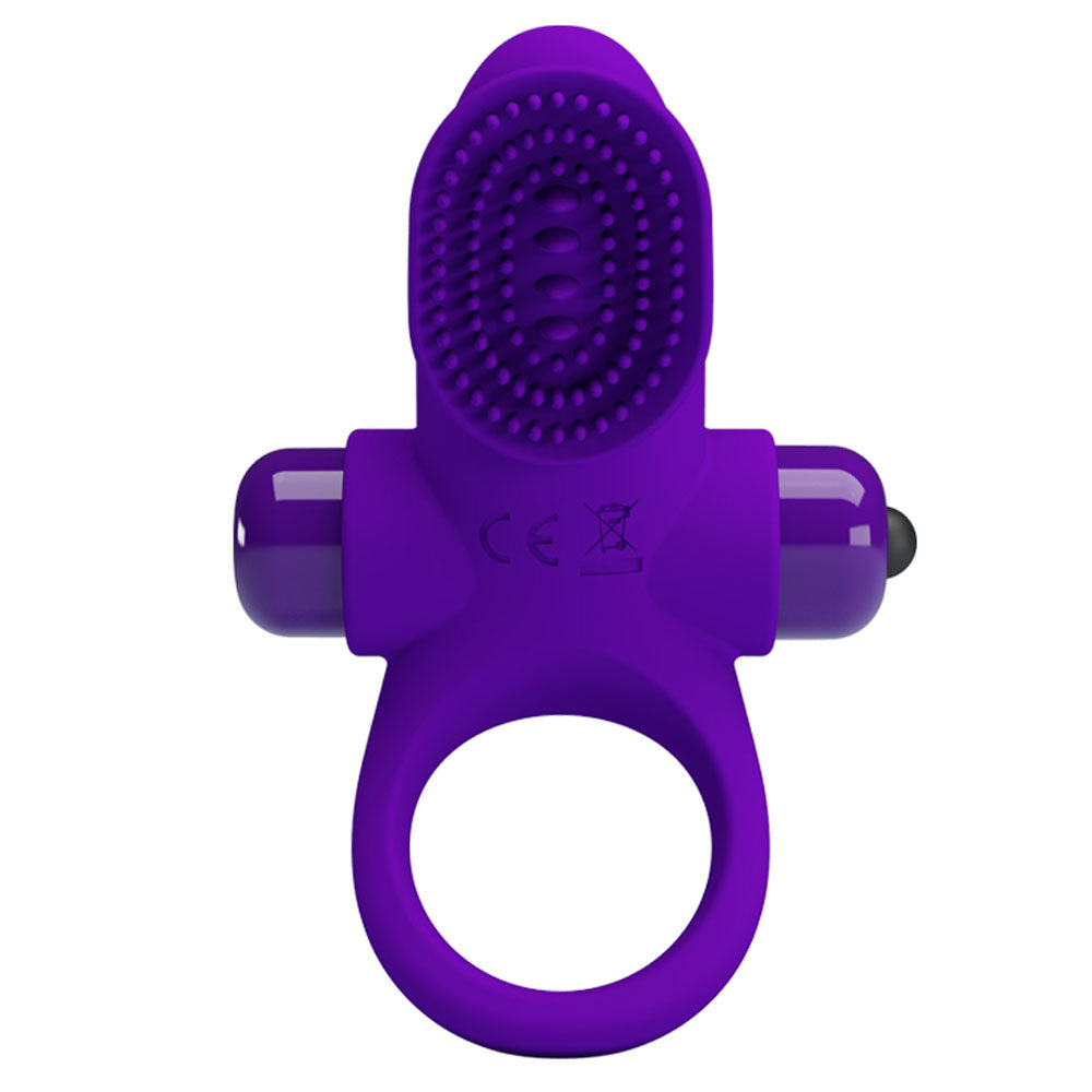 Pretty Love Vibrating Cock Ring II - Purple BI-210205-1