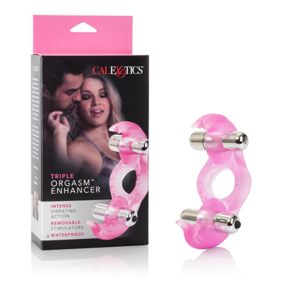 Silicone Triple Orgasm Erection Enhancer - Pink SE1838043