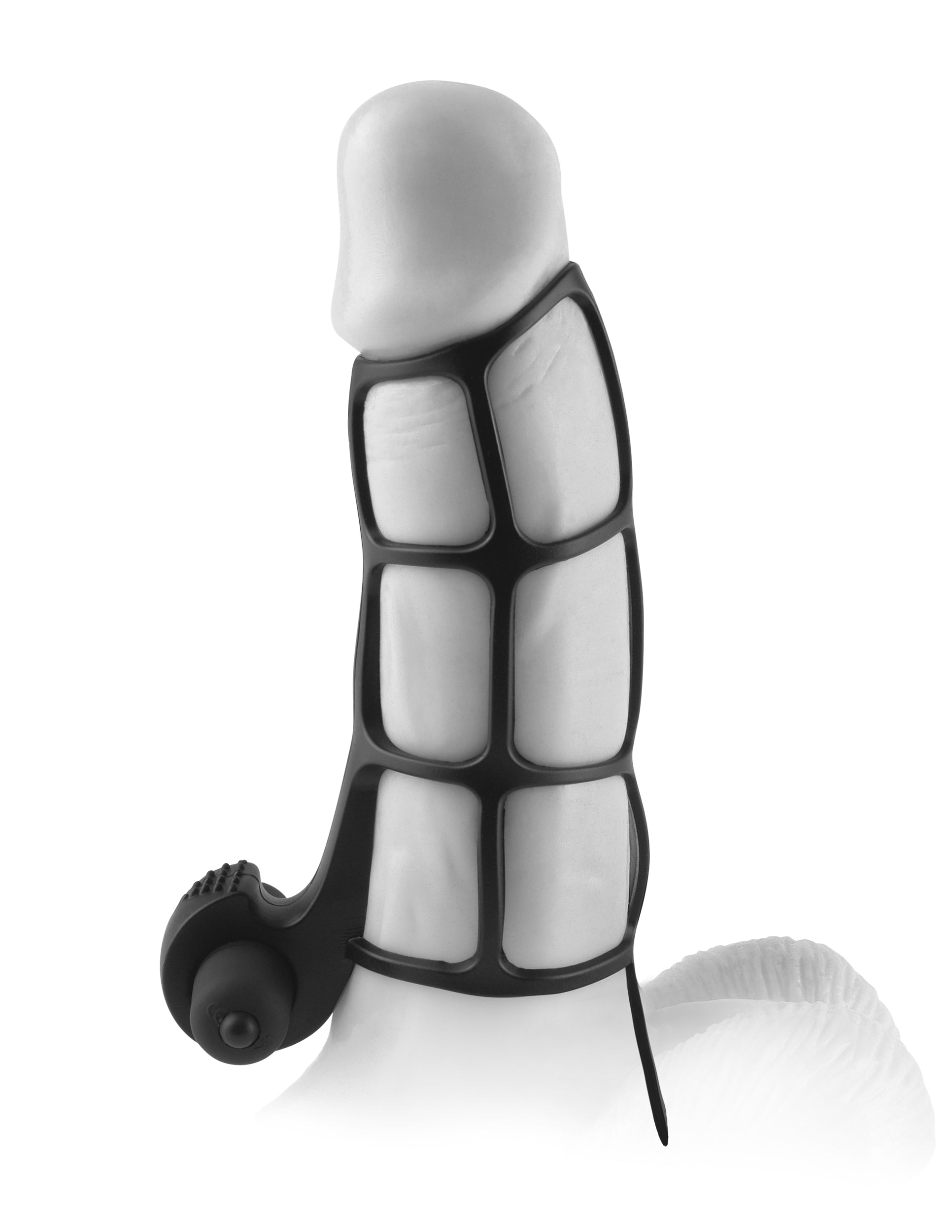 Fantasy X-Tensions Deluxe Silicone Power Cage  - Black PD4142-23