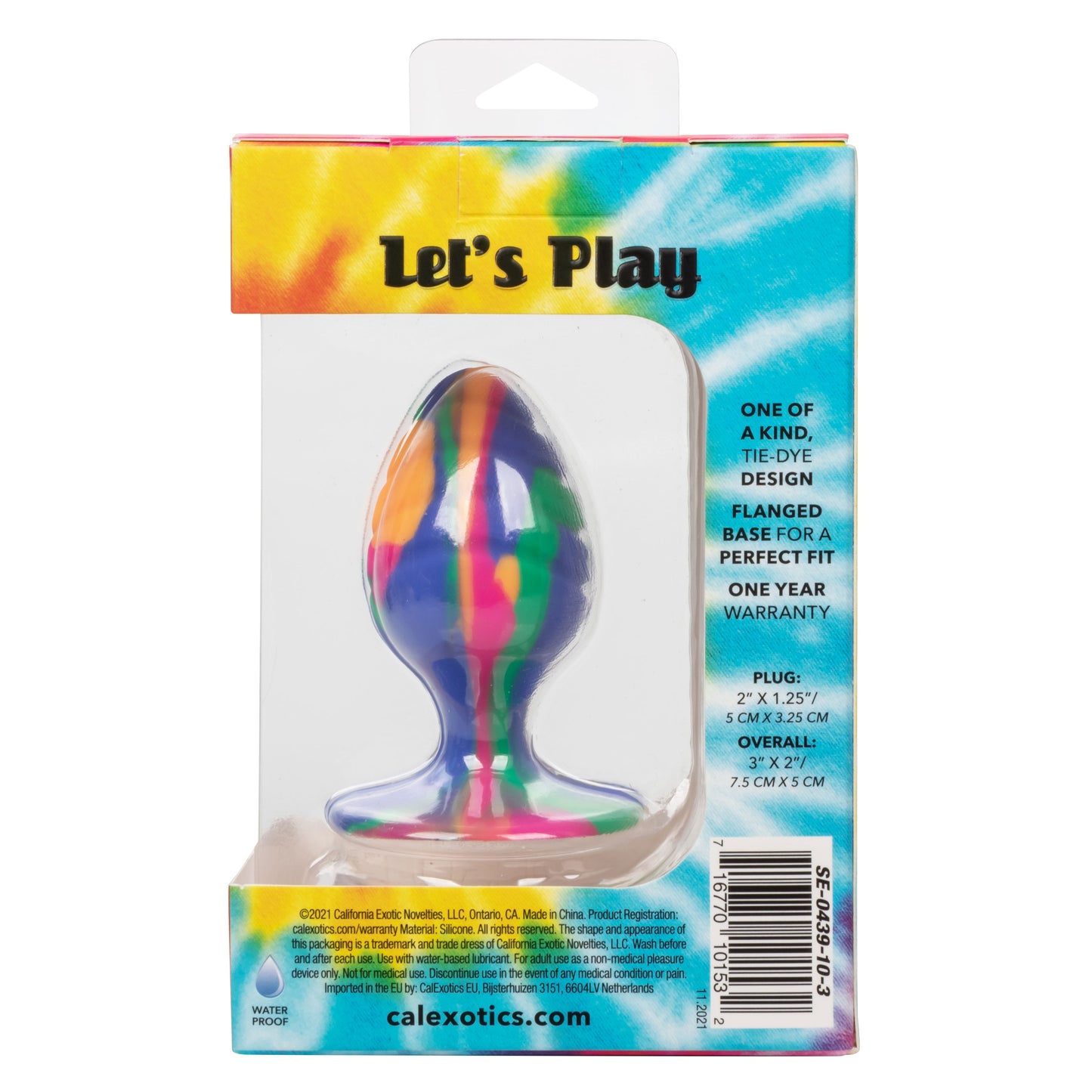 Cheeky Medium Swirl Tie-Dye Plug SE0439103