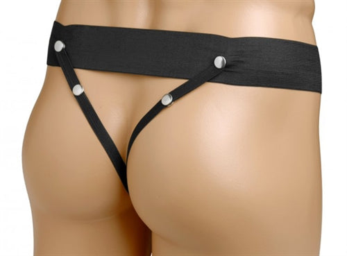 Erection Assist Hollow Strap on - Black SM-AD238