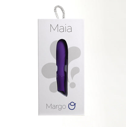 Margo Silicone Textured Bullet Vibrator - Neon  Purple MTR308-L2