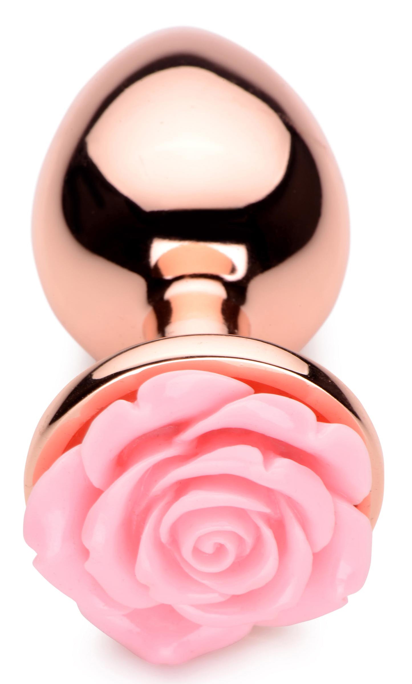 Pink Rose Gold Anal Plug - Large BTYS-AG855-LRG