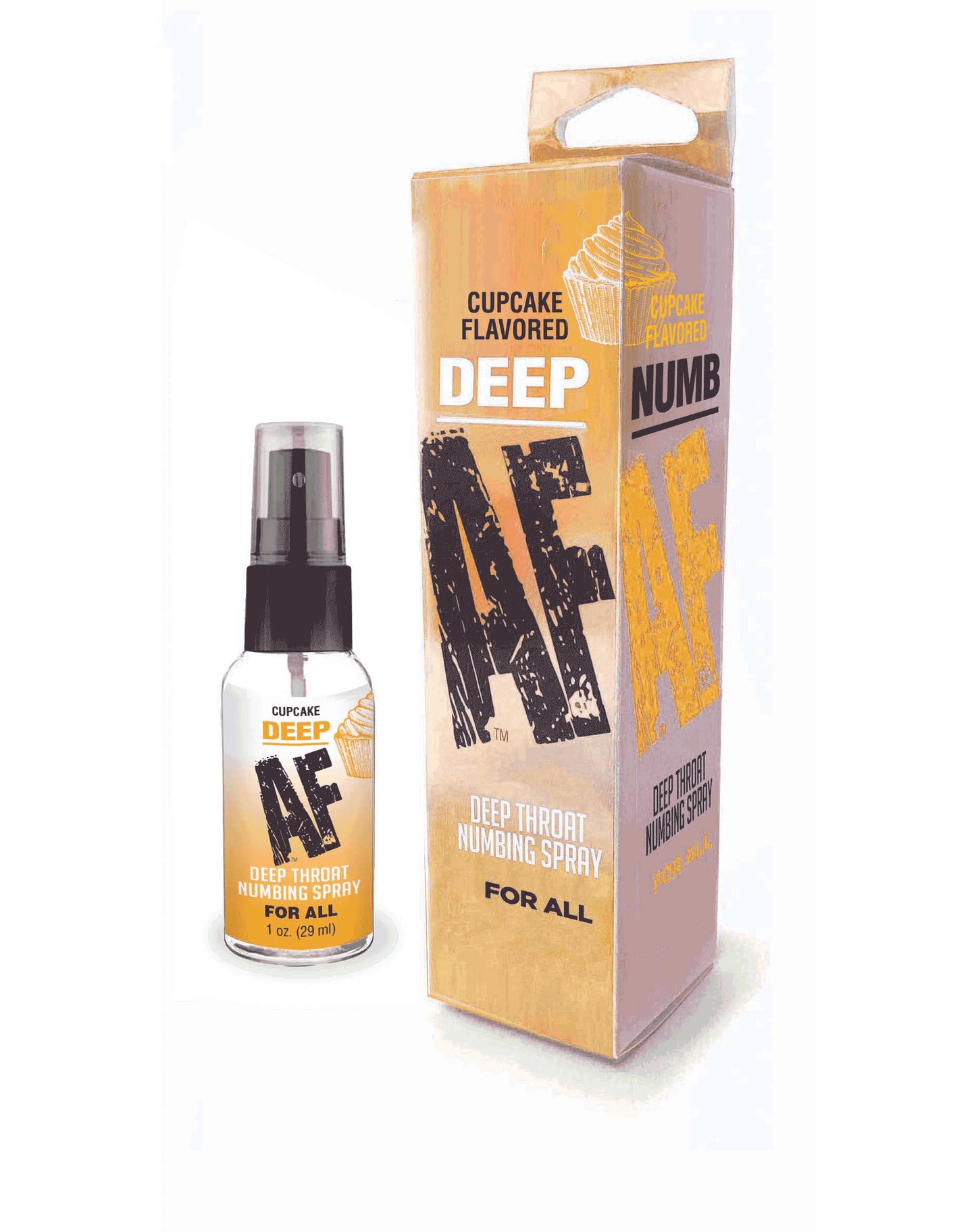 "Deep Af Throat Numbing Spray 1 Oz - Cupcake LG-BT631"