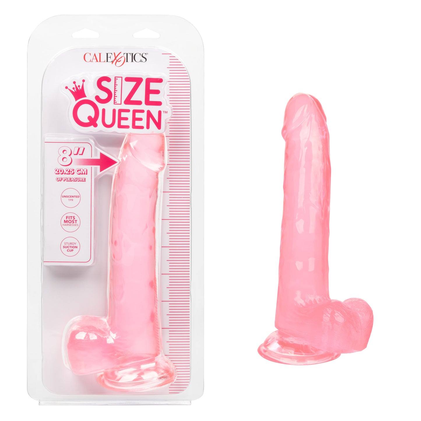 Size Queen 8 Inch - Pink SE0261052