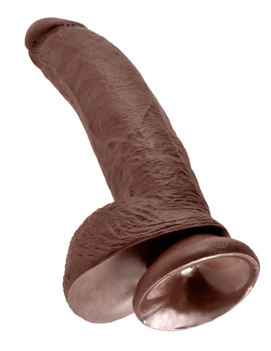 King Cock 9-Inch Cock With Balls - Brown PD5508-29