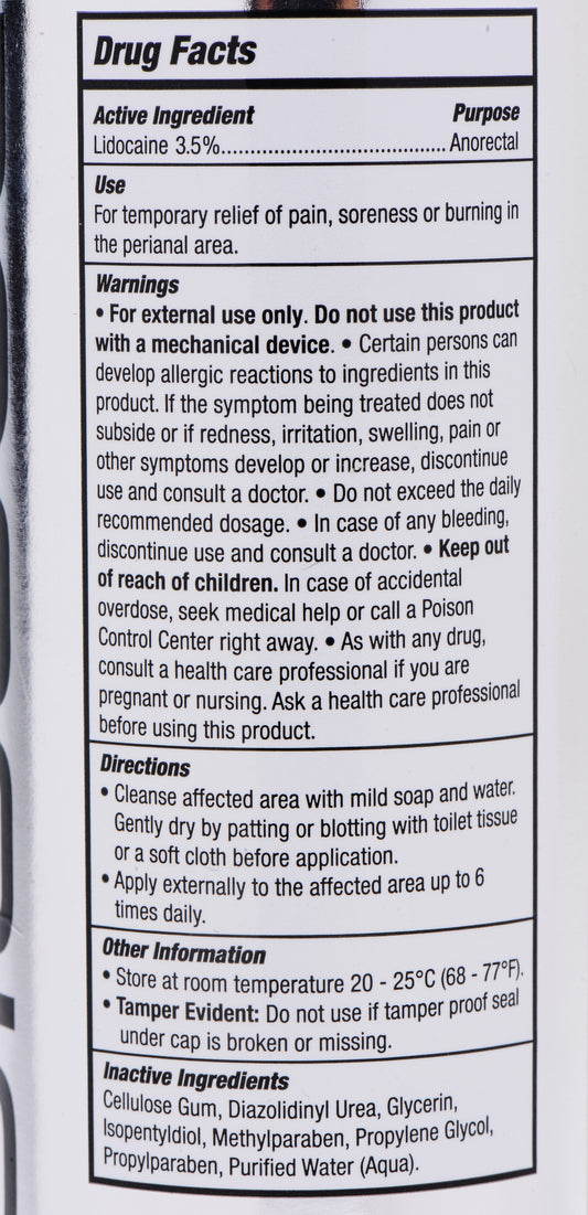 Passion Anal Desensitizing Lubricant - 3.5 Percent Lidocaine - 8.25 Fl. Oz. PL-AD368