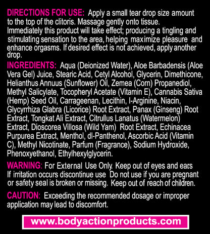 Hempleasure for Women 0.5 Oz 15 ml