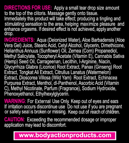 Hempleasure for Women 0.5 Oz 15 ml