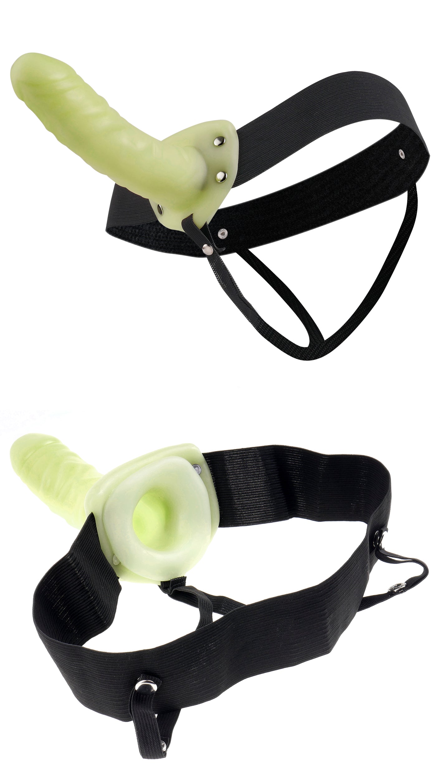 Fetish Fantasy Series for Him or Her Hollow Strap-on - Glow in the Dark PD3366-32