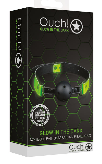 Breathable Ball Gag - Glow in the Dark OU-OU758GLO