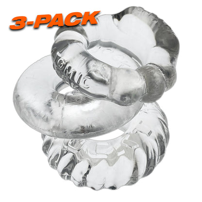 Bonemaker 3-Pack Boner Rings - Clear OX-3061- CLR