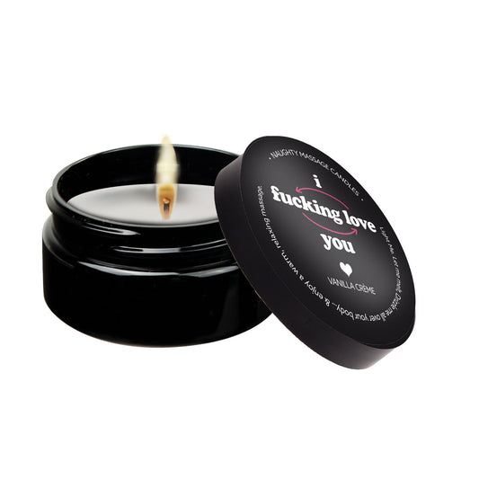 I F*Cking Love You - Massage Candle - 2 Oz -  Vanilla KS14304