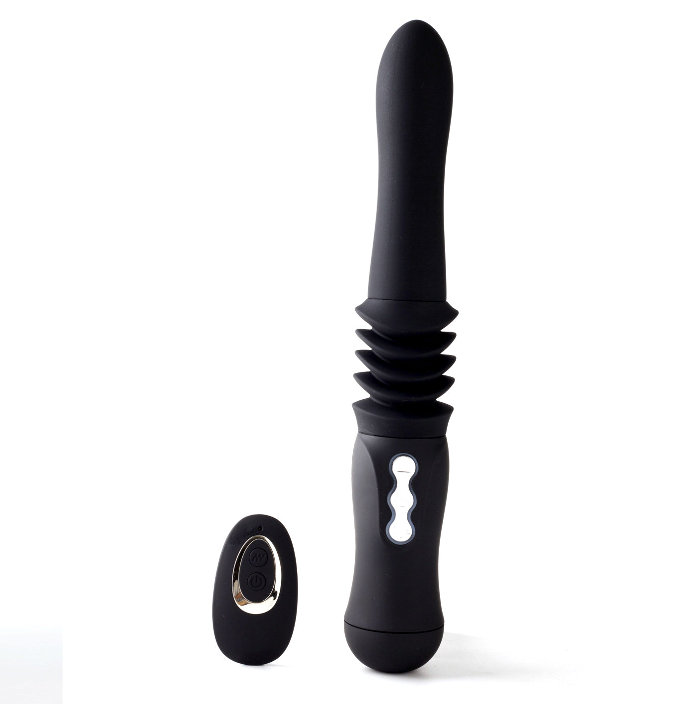 Max Silicone Thrusting Portable Love Machine -  Black MTLM15102-BLK