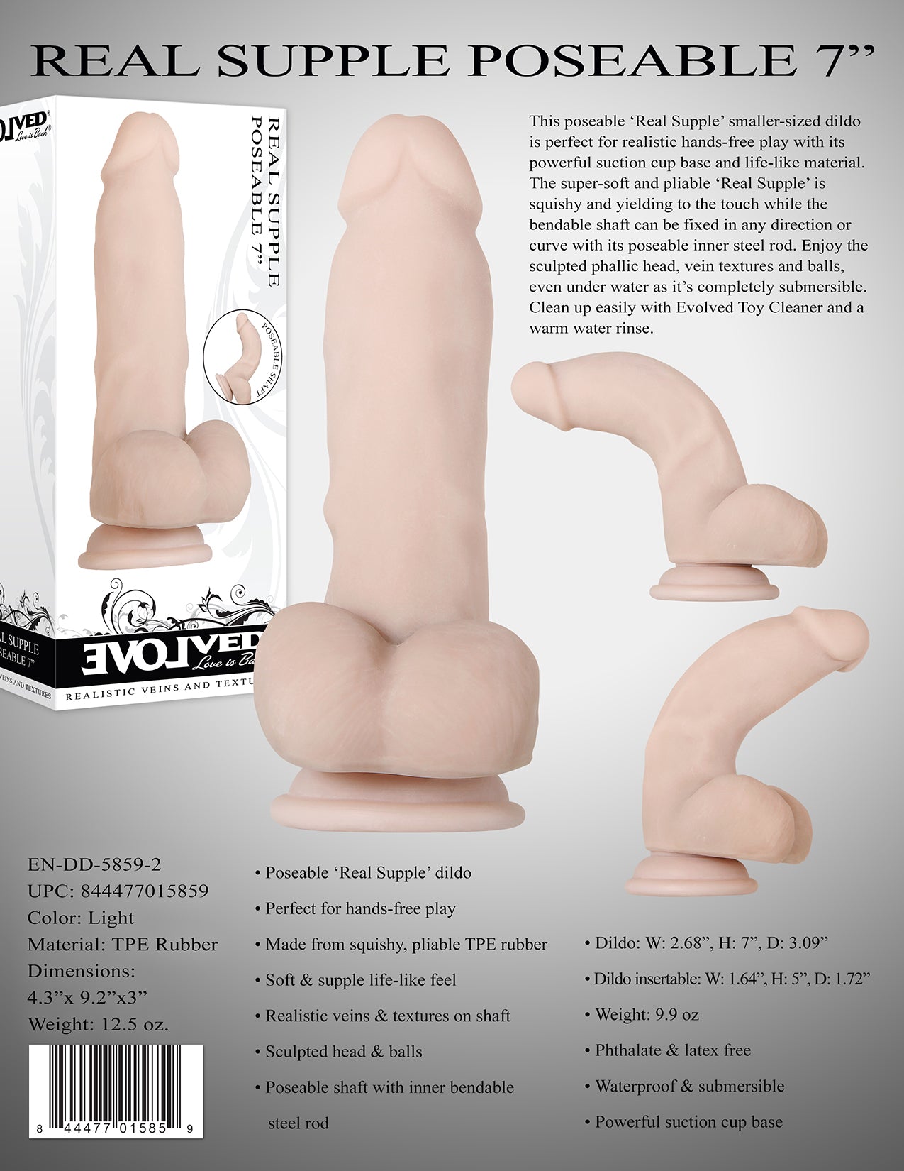 Real Supple Poseable 7 Inch EN-DD-5859-2