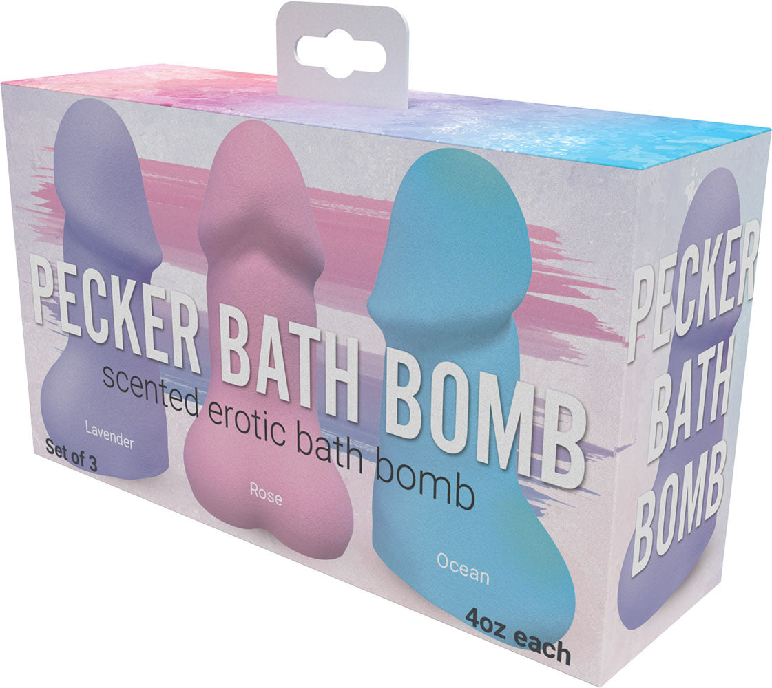 Pecker Bath Bombs 3 Pk HTP3263