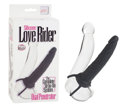 Silicone Love Rider Dual Penetrator - Black SE1515203