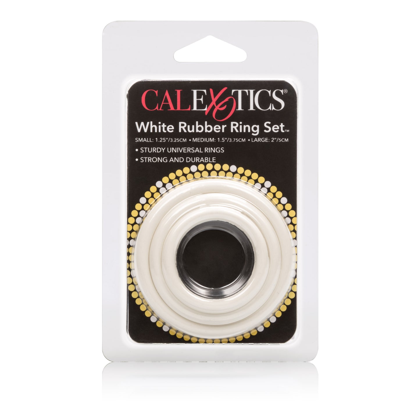 Rubber Ring 3 Piece Set - White SE1407092