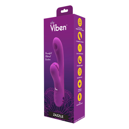 Zazzle - Berry - Rechargeable Thumping and  Suction Rabbit VB-75006