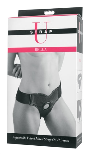 Bella Adjustable Velvet Lined Strap-on Harness SU-AD928