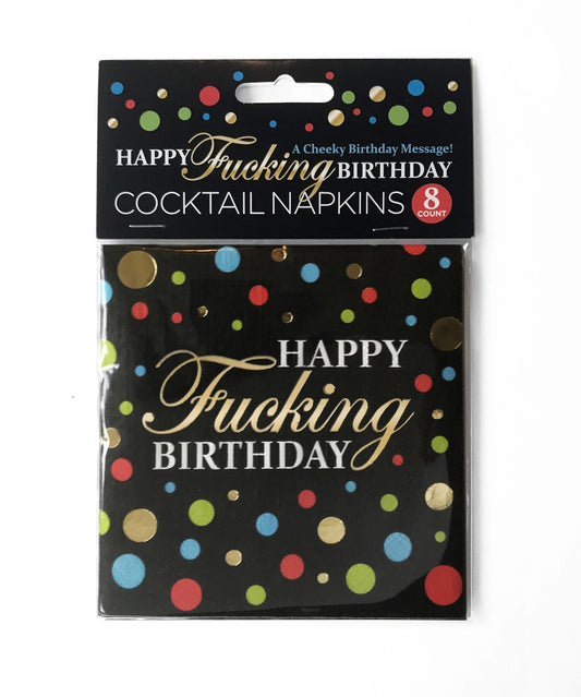 Happy Fucking Birthday Cocktail Napkins LG-CP1051