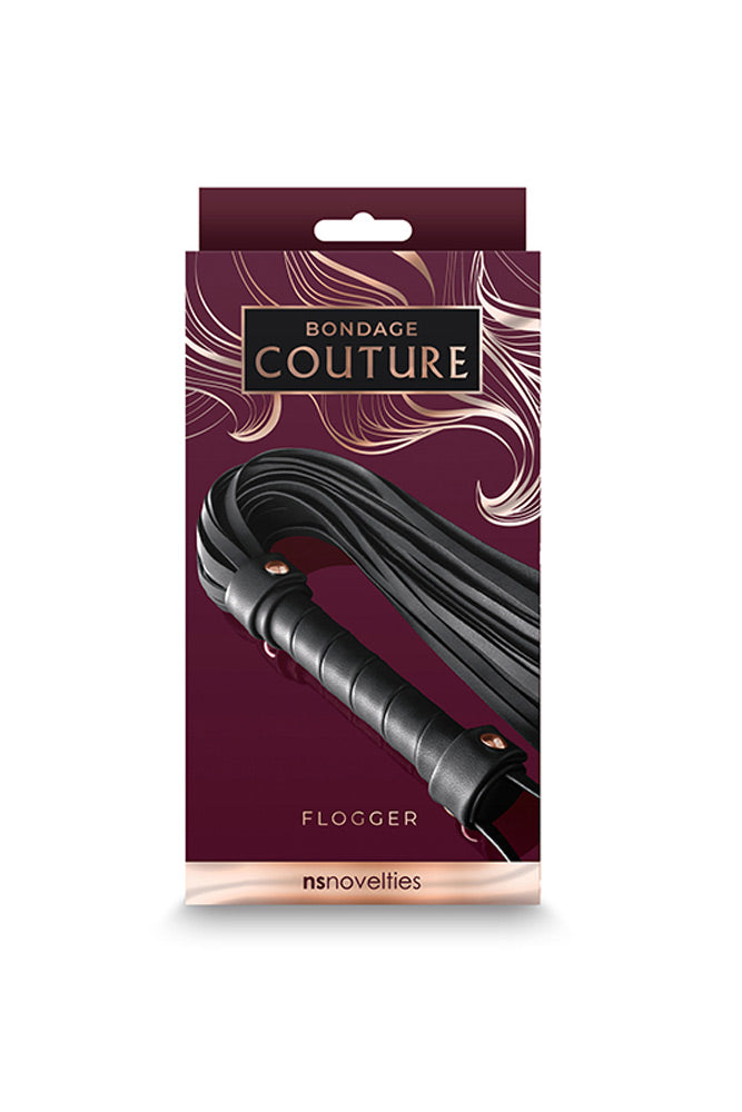 Bondage Couture - Flogger - Black NSN-1306-53