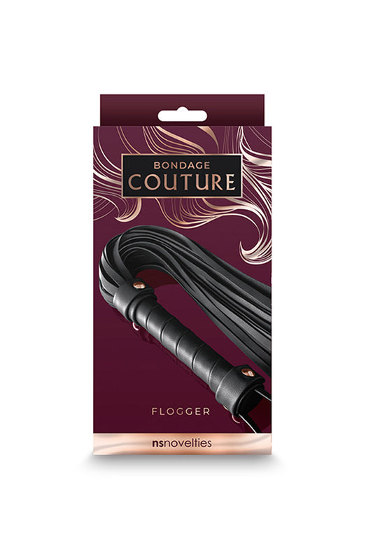 Bondage Couture - Flogger - Black NSN-1306-53