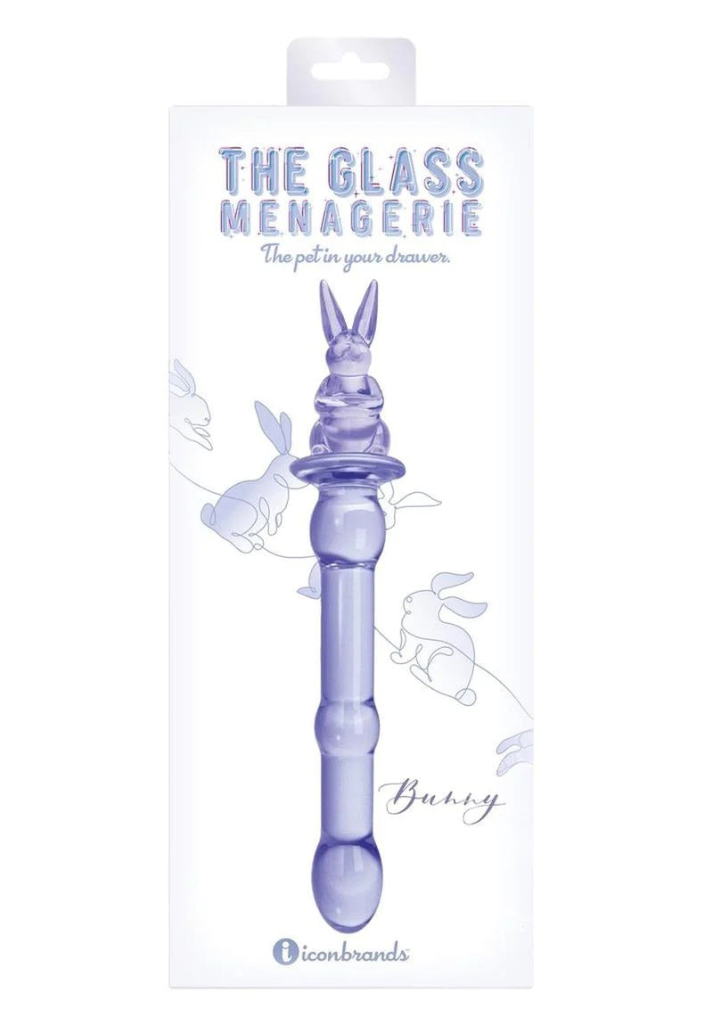 Glass Menagerie - Rabbit Dildo - Purple IC1101