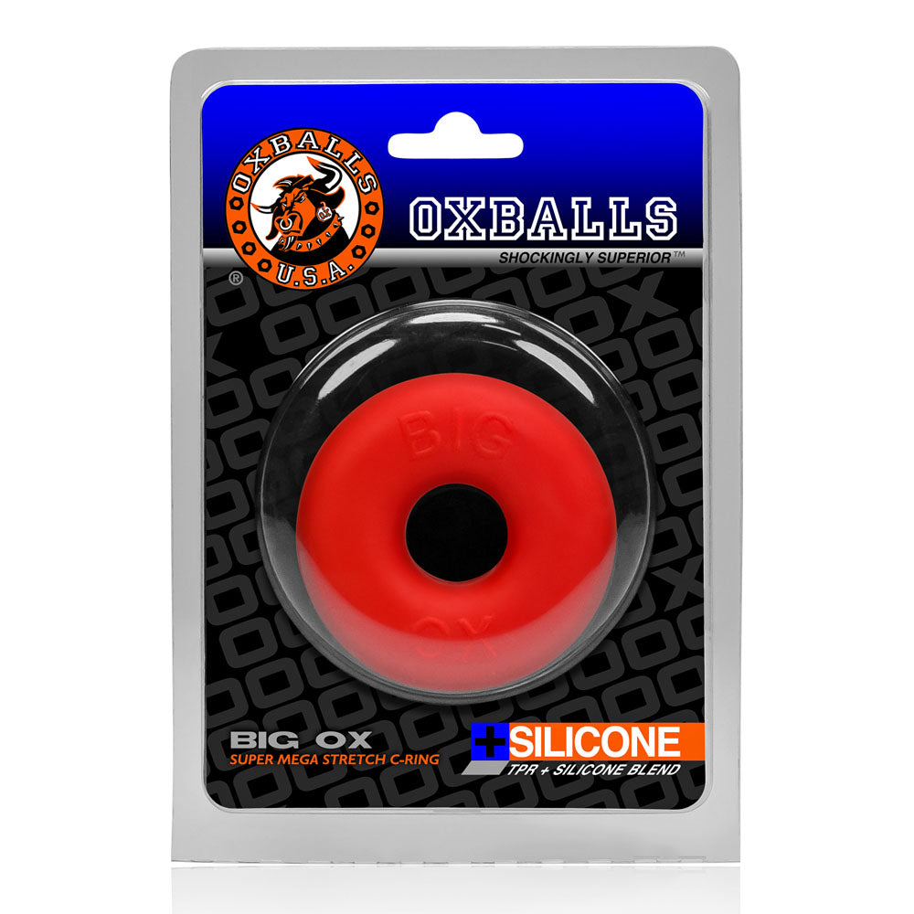 Oxballs Big Ox Cockring - Red OX-S3022-RED