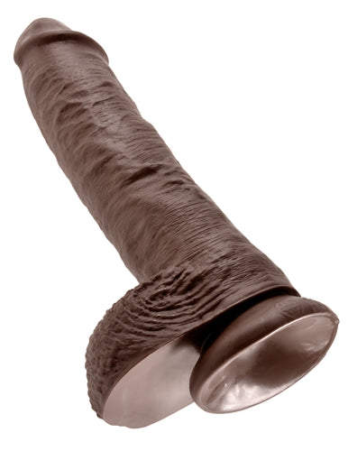 King Cock 10-Inch Cock With Balls - Brown PD5509-29