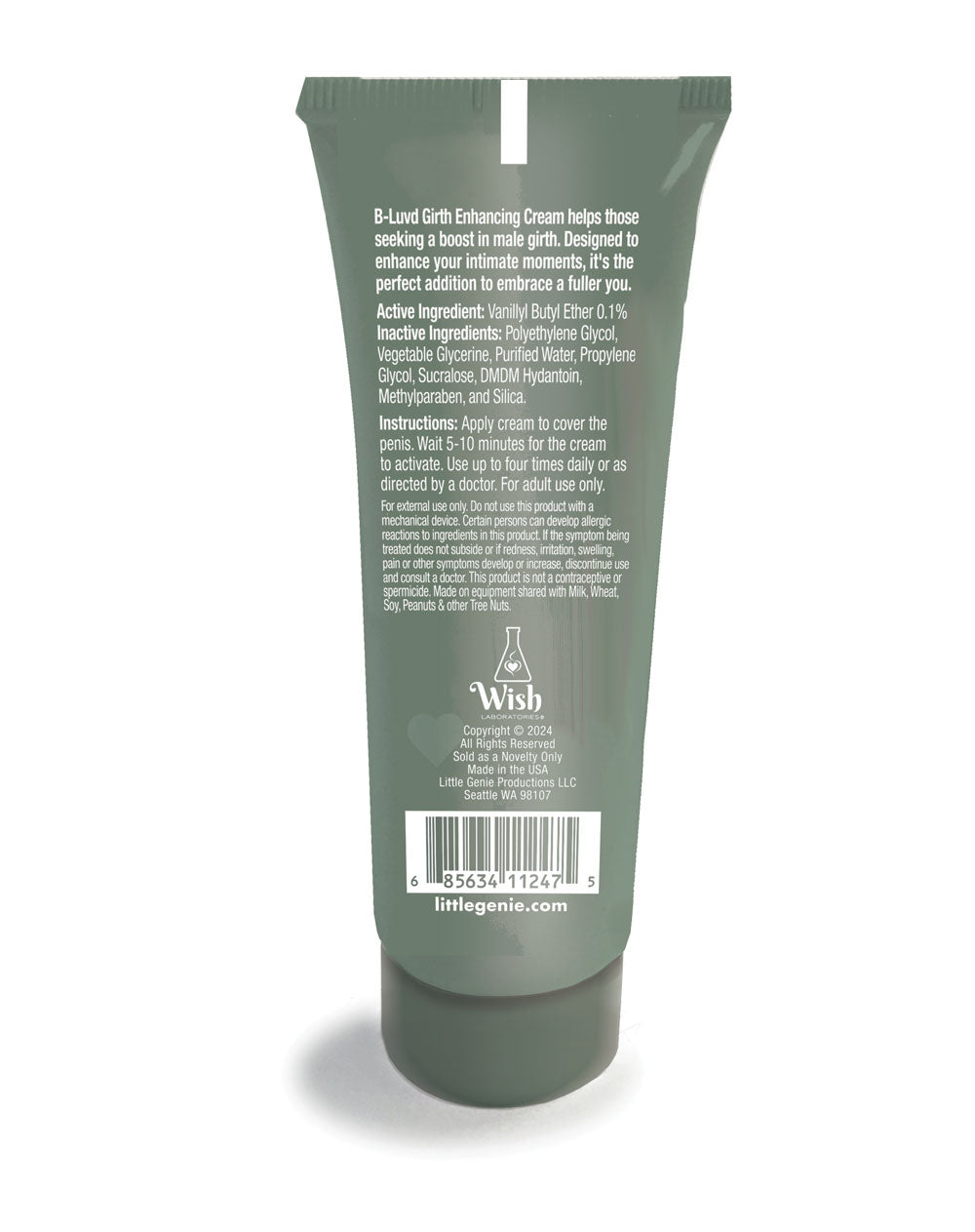 B-Luvd Girth Enhancing Cream 2oz