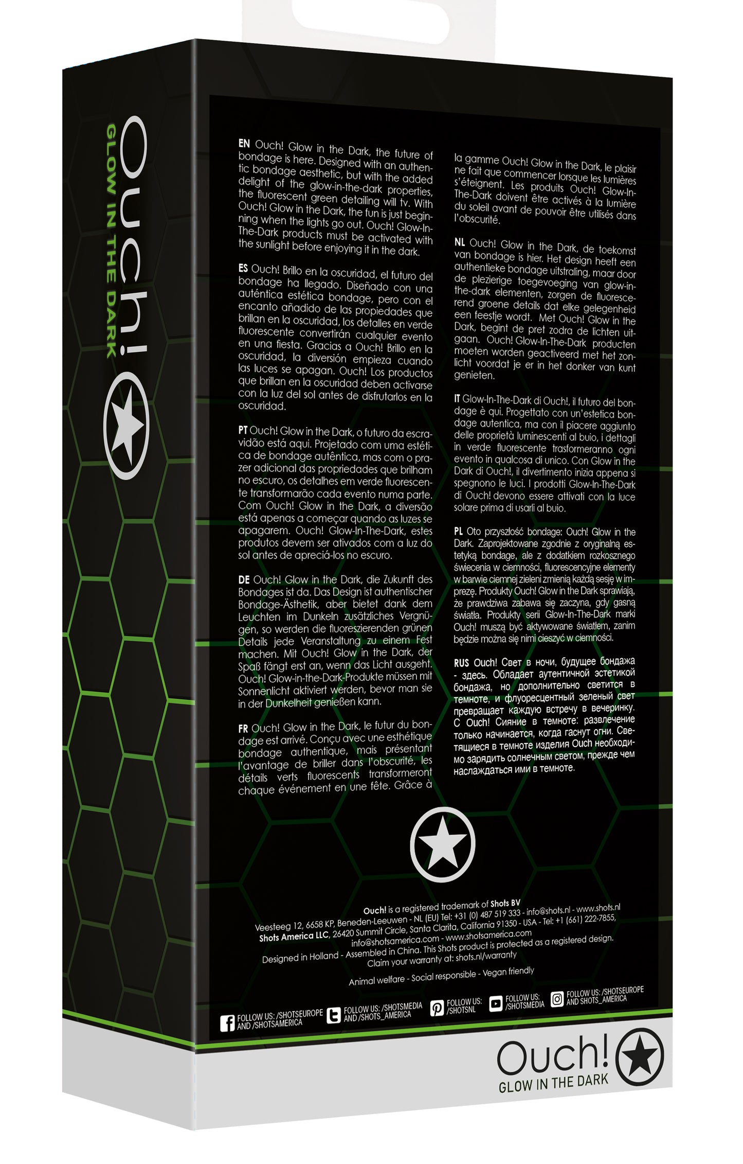 Breathable Ball Gag - Glow in the Dark OU-OU758GLO