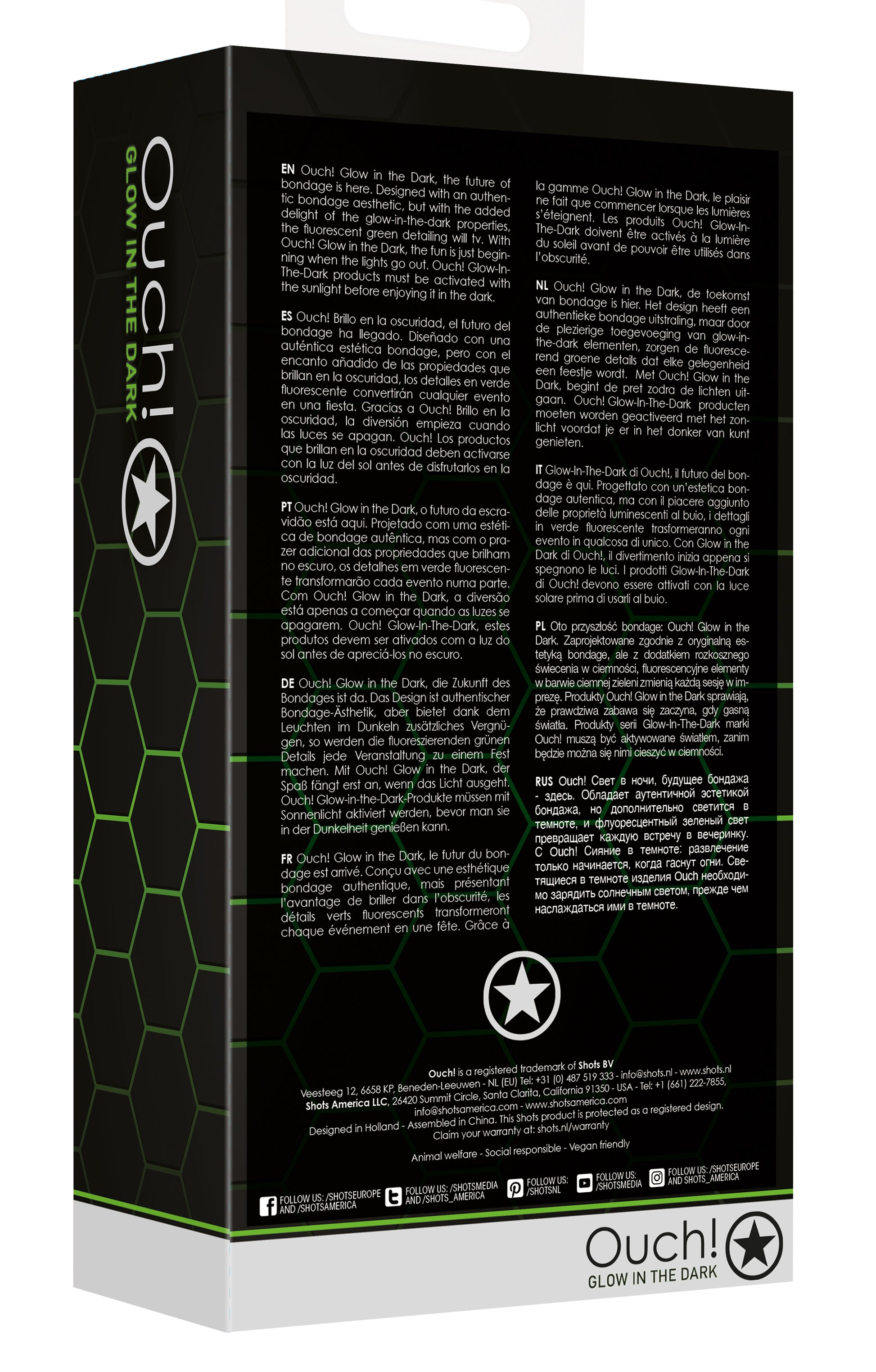 Breathable Ball Gag - Glow in the Dark OU-OU758GLO